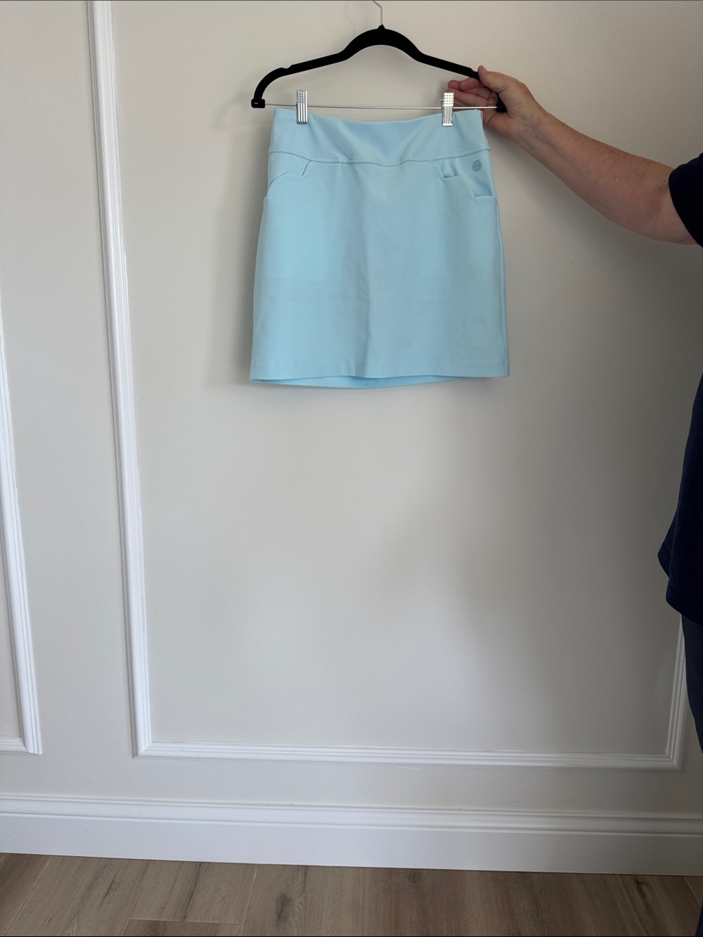 Lilly Pulitzer Light Blue Mini Skort